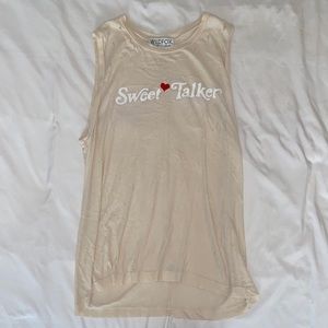 Distressed Wildfox tank top